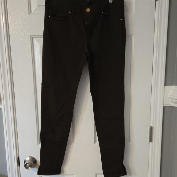 Zara Basic Dark Gray Jeans - Picture 1 of 5